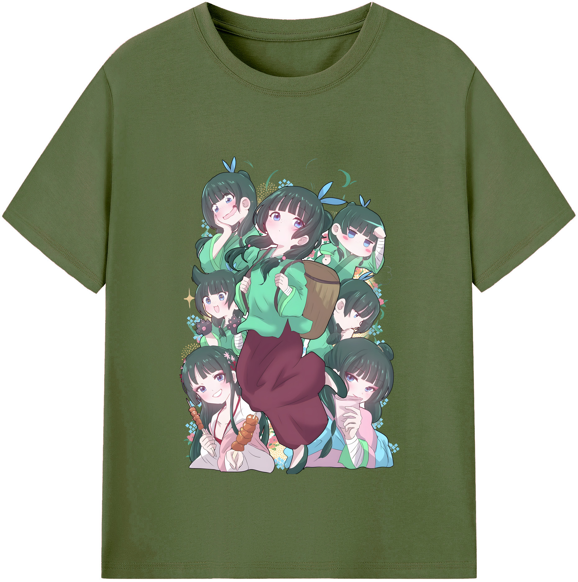 （画像用） 薬屋のひとりごと The Apothecary Diaries 綿100％半袖Tシャツ（フロントプリント）